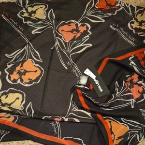 Karl Lagerfeld Black and White Scarf Nwt